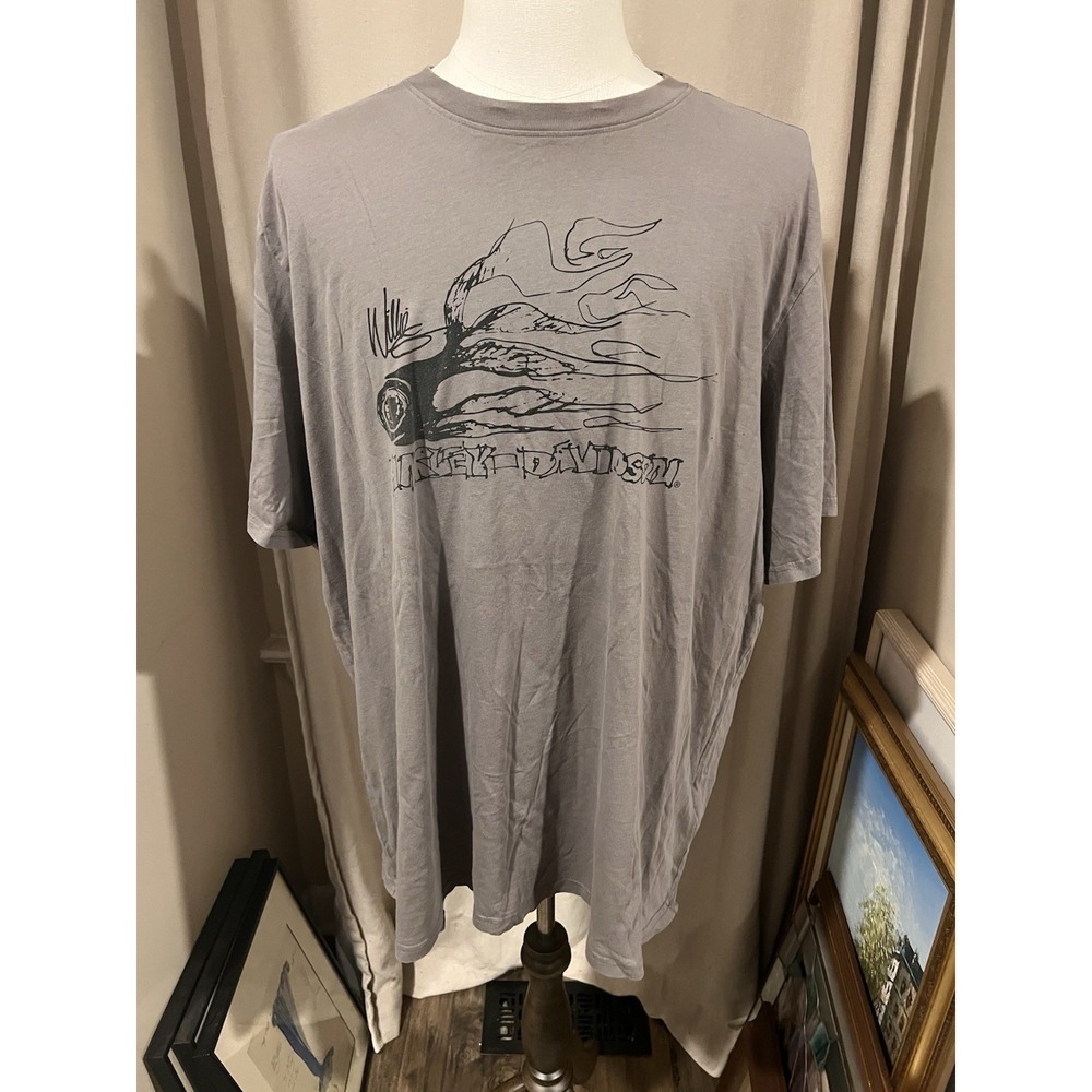 Willie Harley‎ Davidson T Shirt 2xl Gray